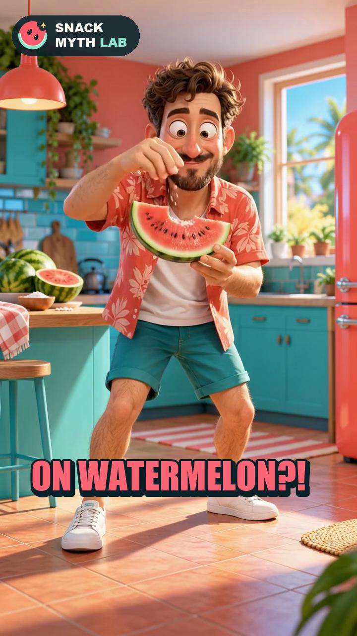 Animated Snack Myth Lab watermelon character